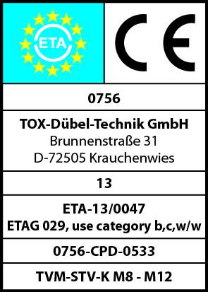 Zulassungszeichen ETA-13/0047