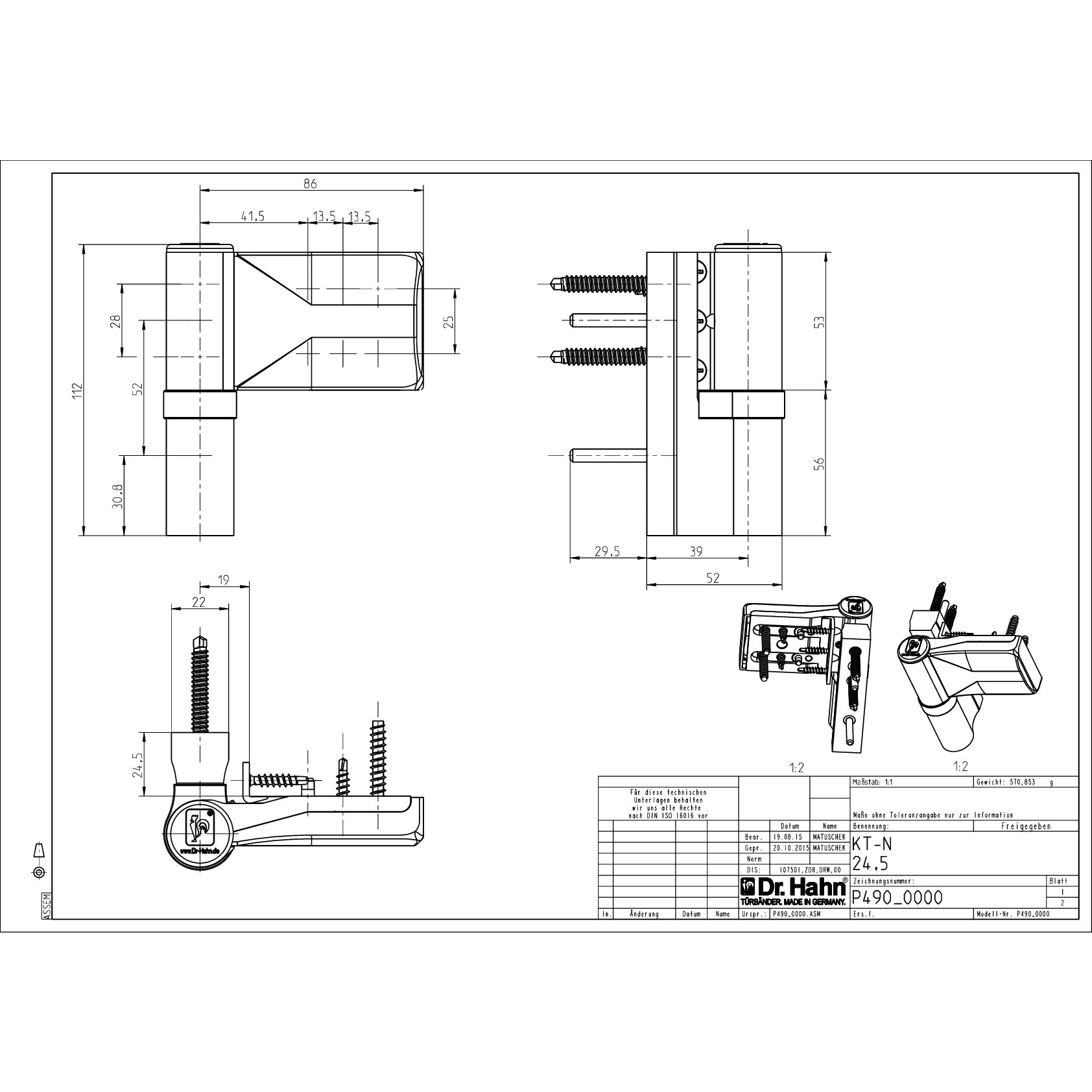 Technische Zeichnung
