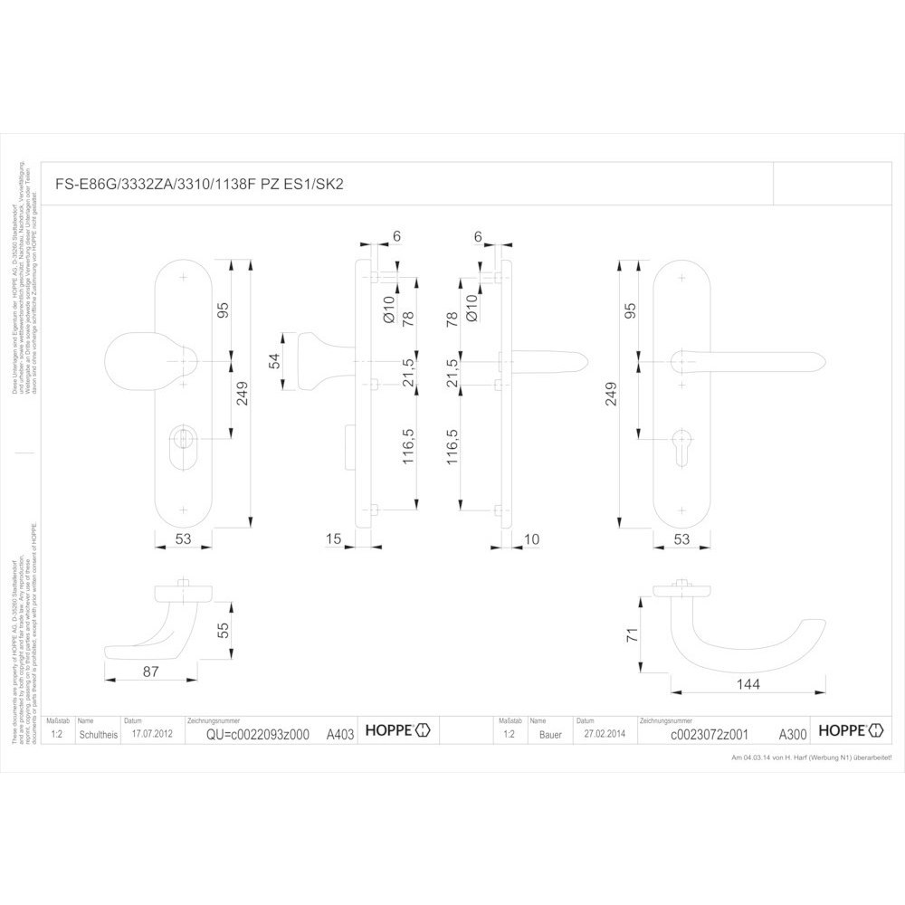 Technische Zeichnung