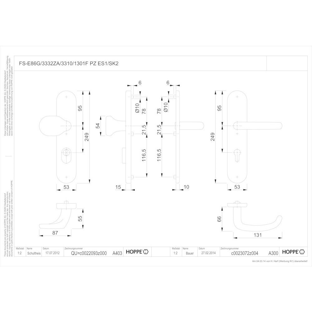 Technische Zeichnung