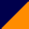 schwarzblau/hi-vis orange