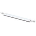 Hettich Griffleiste, mit Harpunensteg, L 1195mm Lamezia 9105836, Aluminium silber eloxiert Höhe 20,5/39mm