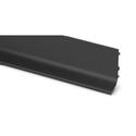 Hettich Griffleiste, individuell ablängbar, L 3500mm Canis L 9266104, Aluminium, schwarz matt Breite 23mm, Höhe 53,5mm