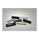 Glasfalzgriff Alu Typ 8 RAL 9016 weiß (einzelverpackt) sichtbare Verschraubung, mit 2 Schrauben