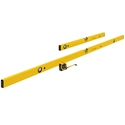 STABILA Wasserwaagen CLASSIC KIT 70-3-180, 3-teiliges Set: Wasserwaage Type 70-2/180cm, Wasserwaage Type 70/80cm, Taschenbandmaß BM 150/3m Nr. 19978