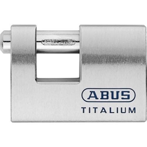 ABUS Titalium Padlock 98TI/70 - Monoblock Padlock For Roller Grilles, Vending Machines, Containers And Much More. - Locking Bolt Made Of Hardened Steel - ABUS Security Level 7