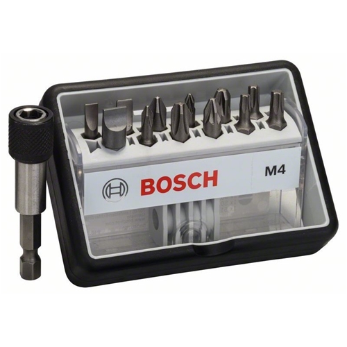 Bosch Robust Line Schrauberbit-Set, 12+1-tlg., M Max Grip, 25 Mm – Für Schraubendreher & Akkuschrauber