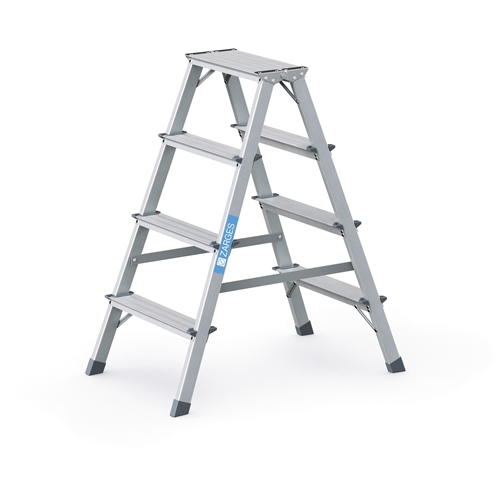 Zarges Comfortstep B Stehleiter mit gepolsterter Stufen-Vorderkante 2x10 Stufen Zarges Comfortstep B Stehleiter mit gepolsterter Stufen-Vorderkante 2x10 Stufen