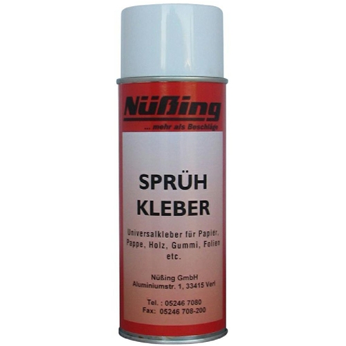 Nüßing Sprühkleber 400ml (UniKleber für Papier, Pappe, Holz, Gummi, usw.) Nr. 427080