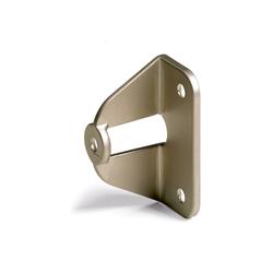 Hettich Faltschiebetüradapter, Sockel Ø min. 12mm 115366, vernickelt matt TS max. 20mm, Breite 26mm, Höhe 45mm