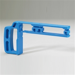 Hettich Korpusschienen-Bohrlehre, Kunststoff blau BlueJig FR/MT 1008289, FR/MutiTech Führungen