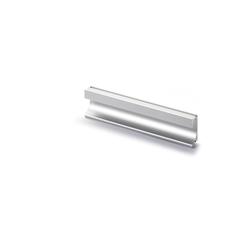 Hettich Griffleiste, individuell ablängbar, L 2000mm Spira 115314, Aluminium silber eloxiert Breite 43mm, Höhe 17,5mm