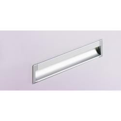 Hettich Griffleiste, individuell ablängbar, L 2000mm Spira 115314, Aluminium silber eloxiert Breite 43mm, Höhe 17,5mm