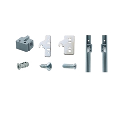 Hettich Synchronschiebetürbeschläge-Set (Türanzahl: 2), 15kg Vertico Synchro 20397, für einliegende Türen TB 1500mm, TH 500-600mm