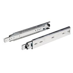 Hettich Kugelauszug, KA 4620, 41396, 600mm für Holzschubkasten, Stahl, verzinkt Überauszug, Mindestkorpustiefe 604mm