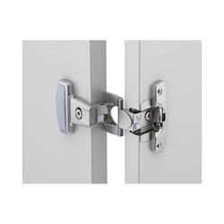 Hettich Grundscharnier Selekta Pro 2000, 270 °, Auflage 12mm, mit Spreizmuffen, vernickelt 45047