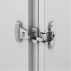 Hettich Eingelenk-Grundscharnier, Zinkdruckguss vernickelt Selekta Pro 2000 45059, Topf Ø 35mm, zum Anschrauben Türstärke 15-25mm, Topftiefe 13mm