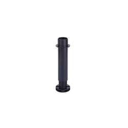 Hettich Mittelbalken-Stützfuß, Bohr Ø 35x25mm, 170mm 47631, Einsteckbar in Bohrung, Kunststoff schwarz, belastbar je Stk. 450kg, Verstellung -22-96mm