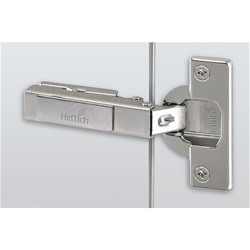 Hettich Intermat 110°-Scharnier (Intermat 9943), einliegend, Öffnungswinkel 110°, Bohrbild TB 45x9,5mm, zum Einpressen (ø 8x11) 48058
