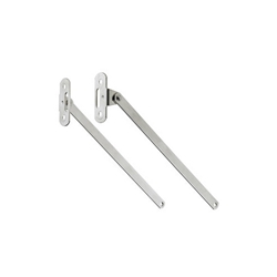 Hettich Holzschubkasten-Blendenstütze 48432, Stahl vernickelt Blendenhöhe min. 192mm