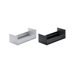 Hettich Büroschrank-Karteikasten, ohne Schwenkstütze, A5 quer Systema Top 2000 90011507, Stahl aluoptik pulverbeschichtet L 490mm, B 228mm, H 155mm