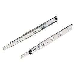 Hettich Kugelauszug, KA 5332, 9070498, 300mm für Holzschubkasten, Stahl, verzinkt Präzisions-Vollauszug, Mindestkorpustiefe 304mm