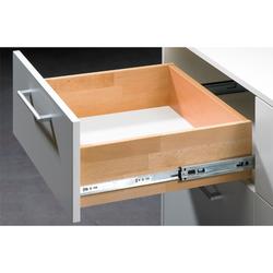 Hettich Kugelauszug, KA 5632 SC, 9080475, 450mm selbstständiges Schließen (Stop Control), Stahl, verzinkt Präzisions-Vollauszug, Mindestkorpustiefe 454mm