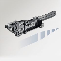 Hettich Büromöbel-Container-Set, mit Dämpfung Silent System Systema Top 2000 9081713, aluminiumoptik Einbaubreite 404mm, Mindesteinbautiefe 730mm