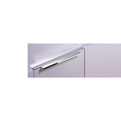 Hettich Griffleiste, mit Harpunensteg, L 1195mm Lamezia 9105836, Aluminium silber eloxiert Höhe 20,5/39mm