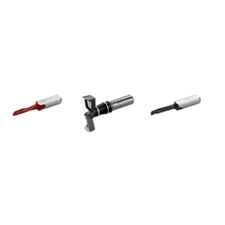 Hettich Bohr- und Einpressautomat-Bohrer, Ø 4mm, L 57mm 72163, rechts = schwarz, Schaft Ø 10mm