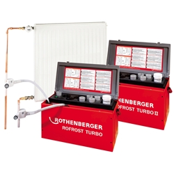 Rothenberger Einfriergerät ROFROST 1 ¼ mit 6 Reduziereinsätzen 230 V EU Stecker – 12 mm (62211), 15mm (62212), 18 mm (62213), 22 mm (62214), 28 mm (62215), 35 mm (62216), Wärmeleitpaste (62291) und Bedienungsanleitung Nr. 1500003000