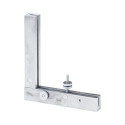 Hettich Bohrlehren-Winkelanschlag, Practica 78093 für ArciTech, InnoTech, MultiTech, Aluminium