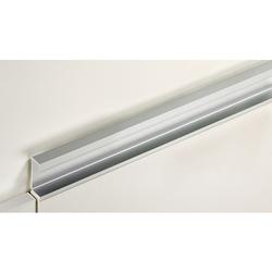Hettich Griffleiste, mit Harpunensteg, L 2400mm Seveso 9995123, Aluminium silber eloxiert Breite 19mm, Höhe 38mm