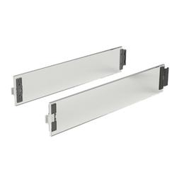 Hettich Schubkasten-Designelement, Nennlänge 450mm ArciTech, 9122987, Glas silber klar ohne Zubehör, H 218mm