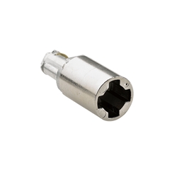 Hettich Zylinderschlösser-Verlängerungsadapter, Zylinder Ø 18x28mm Prestige 2000 9133915 vernickelt Verlängerung min. 20mm, Verlängerung max. 56,5mm