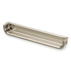 Hettich Griffleiste, L 134mm Genzone 9145263, Zink edelstahloptik gebürstet Breite 13,5mm, Höhe 18,5mm