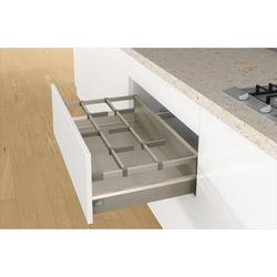 Hettich Querreling-Halter, für Front- und Innenauszug ArciTech, 9182224, Kunststoff champagner