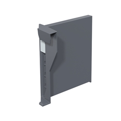 Hettich Schubkasten-Einteiler, für Front- und Innenauszug OrgaStore 810, 9182231, Kunststoff anthrazit