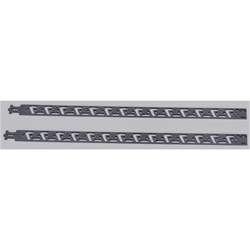 Hettich Stahlschubkasten-Verriegelungsstange Stop Control 75533, schwarz, Kunststoff