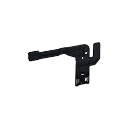 Hettich Schlossanbindung, schwarz, mit beidseitigem Zentralverschluss Stop Control 75541, links/rechts