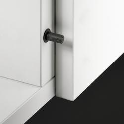 Hettich Öffnungssystem, für Topfscharnier, Kunststoff Push to open Pin, 9089627, anthrazit zum Einlassen, Kurzhub