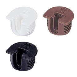 Hettich Tablarverbinder, Bohr Ø 20mm, Bohrtiefe 12,5mm VB 135 79649, schwarz Fachbodenstärke 16