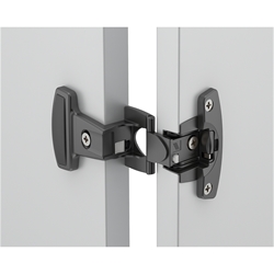 Hettich Eingelenk-Grundscharnier, ZDG, schwarz beschichtet, Selekta Pro 2000 9072547, Topf Ø 35mm, zum Anschrauben Türstärke 15-25mm, Topftiefe 13mm
