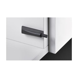 Hettich Öffnungssystem, für Topfscharnier, Kunststoff Push to open Pin Strong, 9089636, anthrazit zum Anschrauben, Langhub