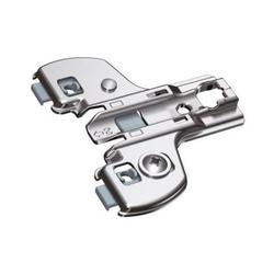 Hettich Face-Frame-Montageplatte mit Direkt-Höhenverstellung, vernickelt, Lochreihe 9,5x40mm, zum Anschrauben, Distanz 4,5mm 9090884