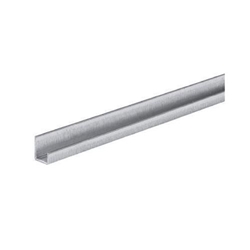 Hettich Türleiste, TS 15-16mm, 2500mm TopLine M 9130062, Aluminium, silber, eloxiert B 23,75mm, T 16,5mm, TS 2500mm