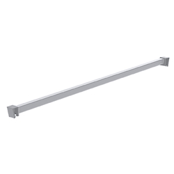 Hettich Schubkasten-Querreling, Stahl OrgaStore 410, 9194600, silber pulverbeschichtet für InnoTech Front- und Innenauszug