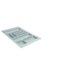 Hettich Besteckeinsatz, Kunststoff OrgaTray 440 9194928, silber