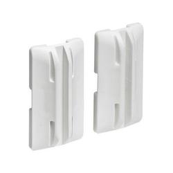 Hettich Trennwand-OrgaClip, stufenlos im Profil verschiebbar OrgaStripe Profil 9203468, Kunststoff weiß