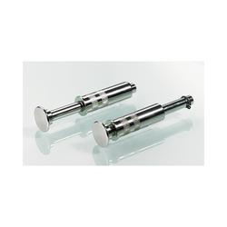 Hettich Schrank-Kleiderbügelhalter, ausziehbar 9208792, L 90mm, Bügel: Messing vernickelt Auszugsführung Messing